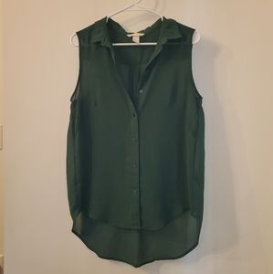 Hunter Green Blouse